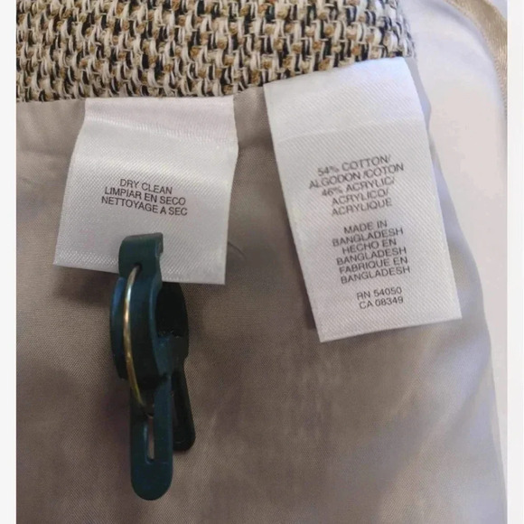 Evan Picone Petites Tweed Style Mini Lined Skirt Size 8P - Picture 7 of 8